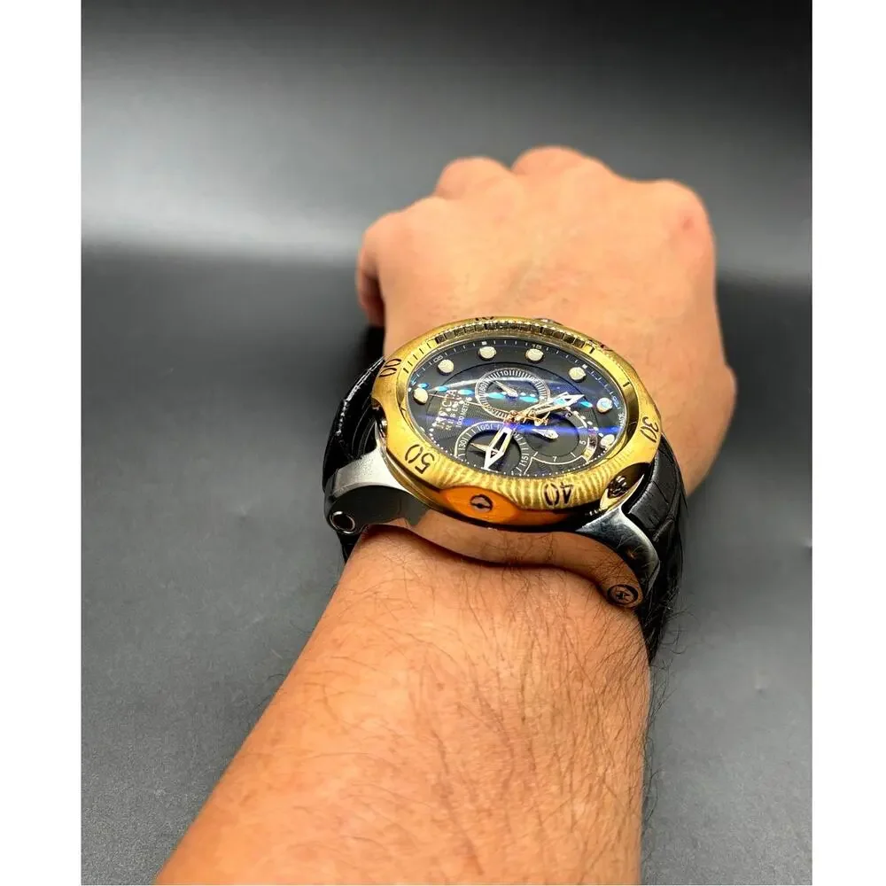 Invicta Reserve Venom 0360 Swiss Made Chronograph 54mm Leather Watch